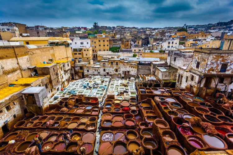 Panoramic view of Fez